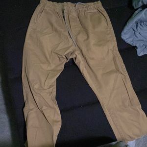 Men’s tan joggers size medium
